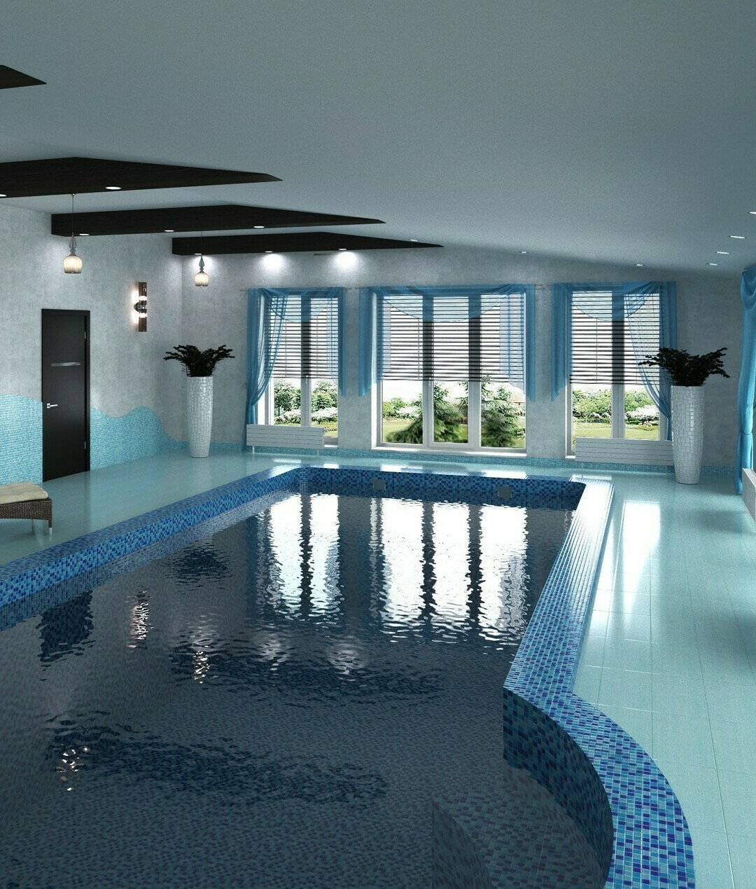 дизайн бассейна в частном доме бассейн в частном доме