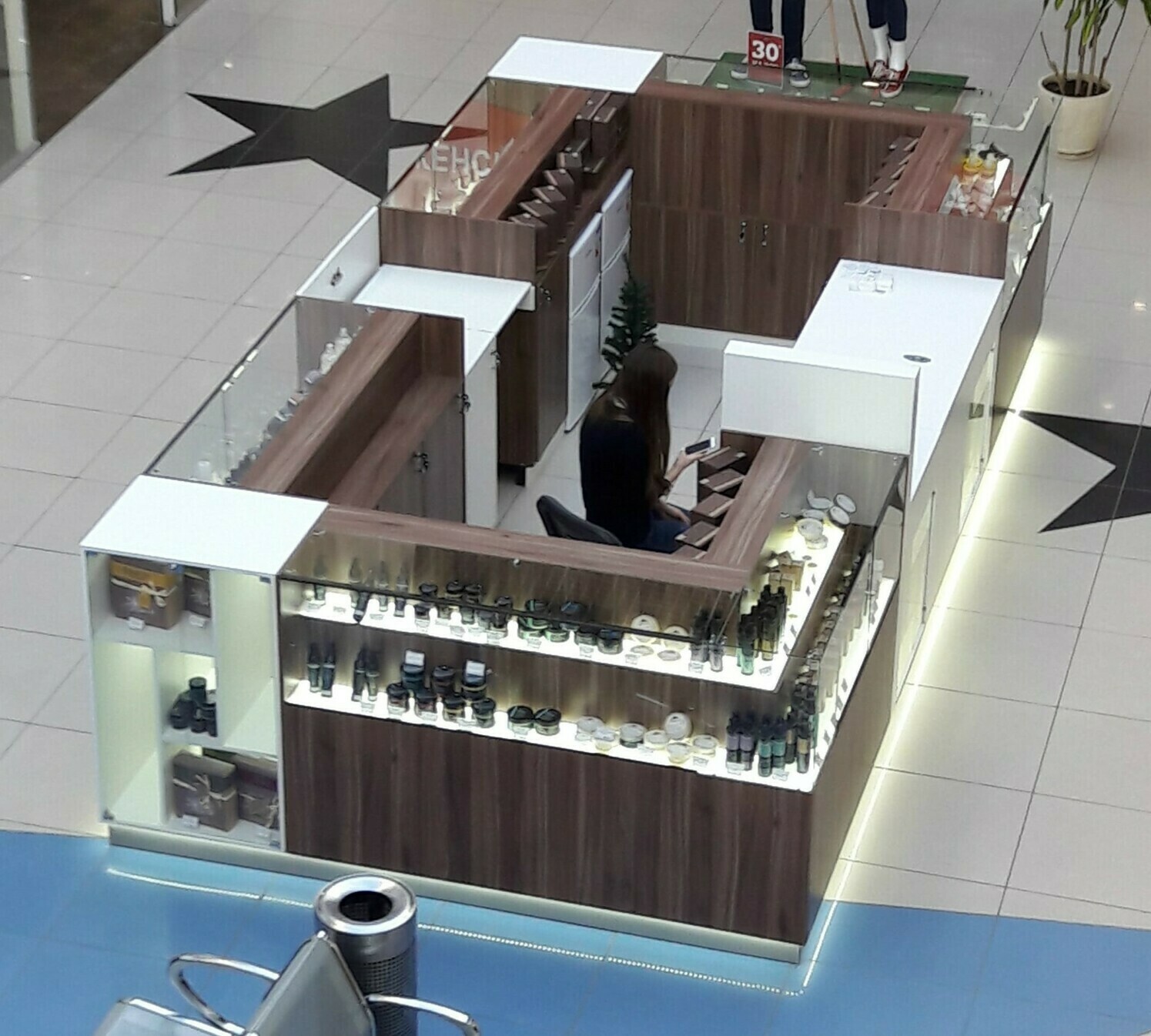 проектирование торгового острова торговый остров в магазине