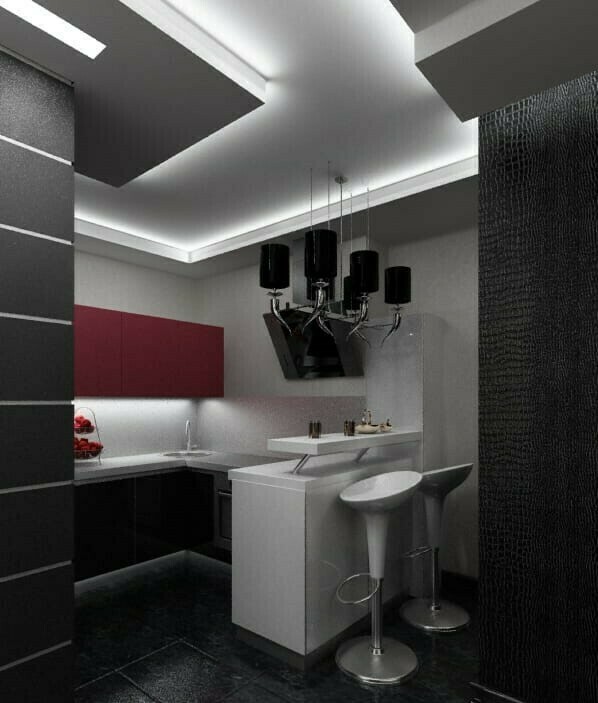 дизайн проект квартиры в стиле модерн кухня в стиле модерн